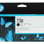 TINTA HP DESIGNJET 738 130ML COLOR NEGRO/498N4A