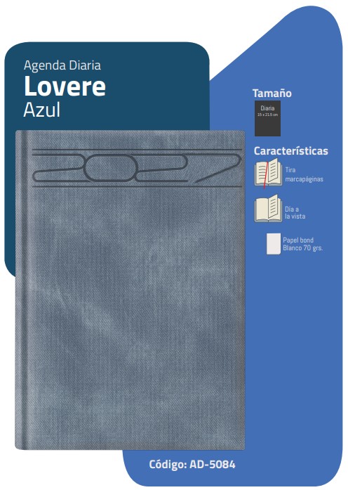 AGENDA-DIARIA-2027-FORTEC-LOVERE-COLOR-AZUL-AD-5084_A050-134_1 AGENDA DIARIA 2027 FORTEC LOVERE COLOR AZUL AD-5084