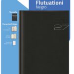 AGENDA EJECUTIVA 2027 FORTEC SAILOR FLUTUATIONI COLOR NEGRO AE-2020