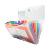 ARCHIVERO EXPANDIBLE OXFORD F961 ARCOIRIS 26 X 13.5 CM TAMAÑO CHEQUERA CON HILO 13 DIVISIONES