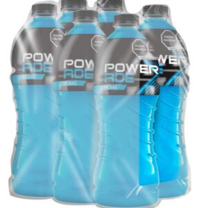 BEBIDA POWERADE MORA AZUL 1 L PACK CON 6 PIEZAS
