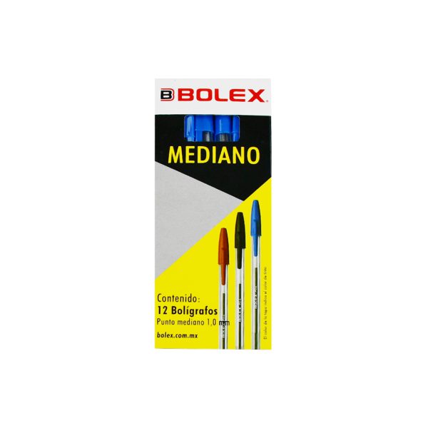 BOLIGRAFO-BOLEX-PUNTO-MEDIANO-AZUL-CON-12-PIEZAS_B132-018_3-1 BOLIGRAFO BOLEX PUNTO MEDIANO CON 12 PIEZAS