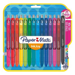 BOLIGRAFO DE GEL PAPERMATE INKJOY PUNTO MEDIANO 14 PIEZAS