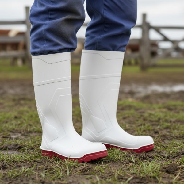BOTA DE PVC BLANCA LICA TALLA 24