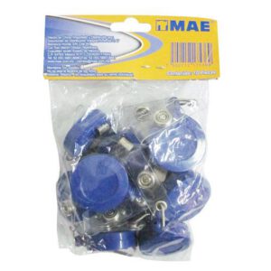 BROCHE YOYO PARA GAFETE AZUL PAQUETE CON 10 PIEZAS