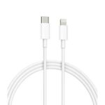 CABLE USB C APPLE LIGHTNING MACHO MUQ93AM/A BLANCO 1 METRO