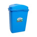 CESTO DE BASURA SABLON 8367AZ AZUL 65 LITROS TAPA ELIPTICA