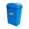 CESTO DE BASURA SABLON 8367AZ AZUL 65 LITROS TAPA ELIPTICA