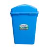 CESTO DE BASURA SABLON 8367AZ AZUL 65 LITROS TAPA ELIPTICA