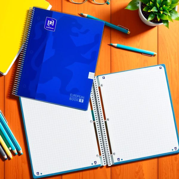 CUADERNO PROFESIONAL PELIKAN EUROPEAN ESPIRAL CUADRO CHICO 80 HOJAS PASTA DURA
