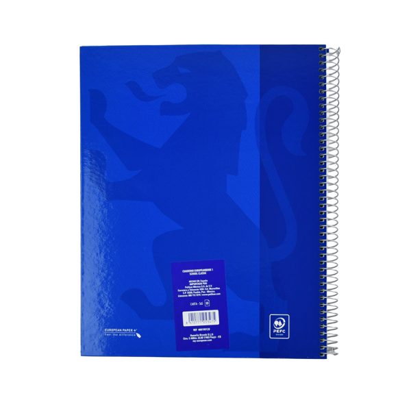 CUADERNO PROFESIONAL PELIKAN EUROPEAN ESPIRAL CUADRO CHICO 80 HOJAS PASTA DURA