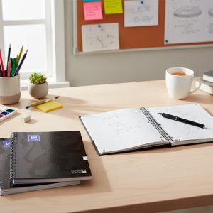 CUADERNO PROFESIONAL PELIKAN EUROPEAN ESPIRAL CUADRO CHICO 80 HOJAS PASTA DURA