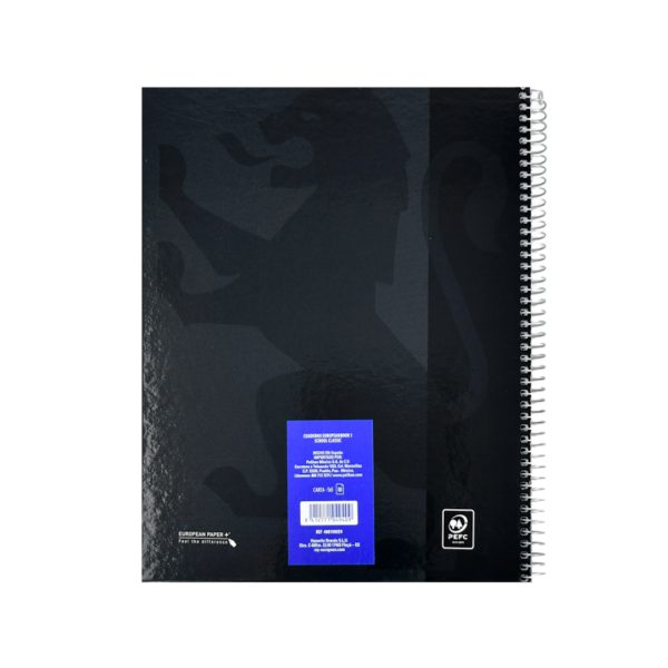 CUADERNO PROFESIONAL PELIKAN EUROPEAN ESPIRAL CUADRO CHICO 80 HOJAS PASTA DURA