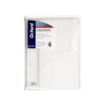 CUADERNO RELLENABLE OXFORD F928 BLANCO TRASLUCIDO TAMAÑO B5 RAYA