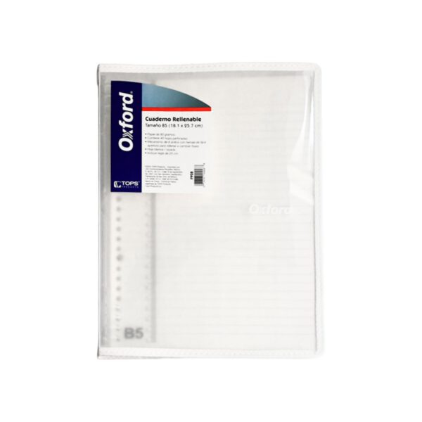 CUADERNO-RELLENABLE-OXFORD-F928-BLANCO-TRASLUCIDO-TAMANO-B5-RAYA_C311-024_1-1 CUADERNO RELLENABLE OXFORD F928 BLANCO TRASLUCIDO TAMAÑO B5 RAYA