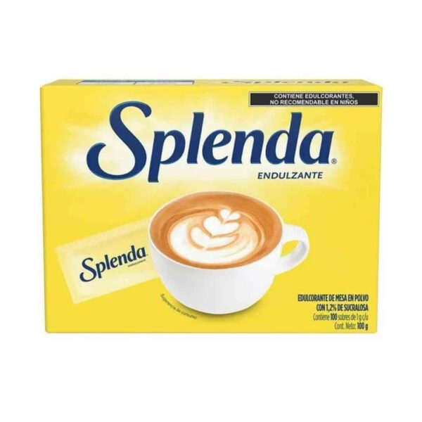 ENDULZANTE SPLENDA CAJA CON 100 SOBRES