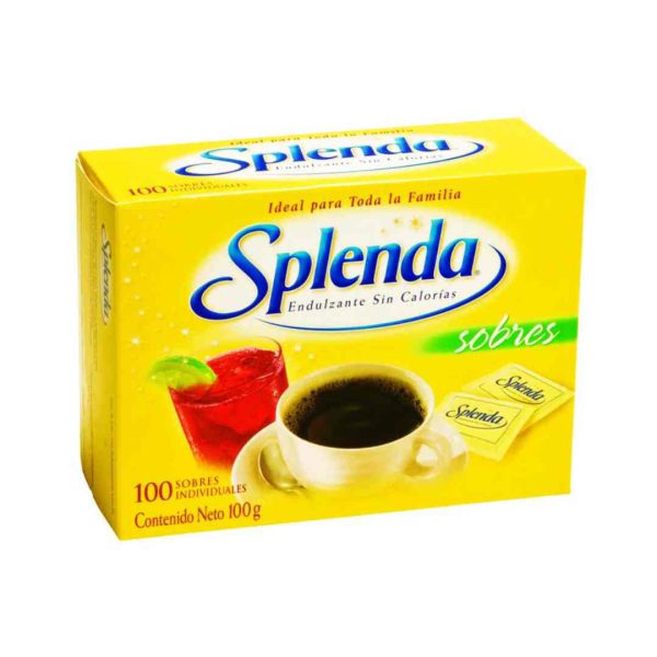ENDULZANTE SPLENDA CAJA CON 100 SOBRES
