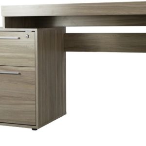 ESCRITORIO OPERATIVO KIRA MELAMINICO COLOR ENCINO DE 120 X 46 X 76CM MO120EC