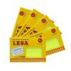 ETIQUETA ADHESIVA LESA NUMERO 1 FLUORESCENTE 5 PAQUETES CON 12 HOJAS