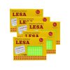 ETIQUETA ADHESIVA LESA NUMERO 1 FLUORESCENTE 5 PAQUETES CON 12 HOJAS
