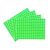 ETIQUETA ADHESIVA LESA NUMERO 1 FLUORESCENTE 5 PAQUETES CON 12 HOJAS