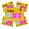 ETIQUETA ADHESIVA LESA NUMERO 1 FLUORESCENTE 5 PAQUETES CON 12 HOJAS