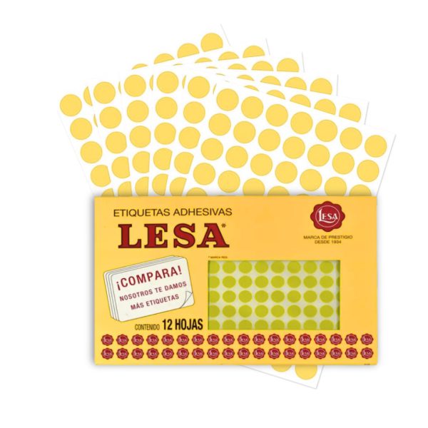 ETIQUETA-ADHESIVA-LESA-NUMERO-10-FLUORESCENTE-AMARILLO-5-PAQUETES-CON-12-HOJAS_E130-441_3 ETIQUETA ADHESIVA LESA NUMERO 10 FLUORESCENTE 5 PAQUETES CON 12 HOJAS