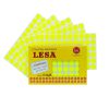 ETIQUETA ADHESIVA LESA NUMERO 9 FLUORESCENTE 5 PAQUETES CON 12 HOJAS