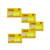 ETIQUETA ADHESIVA LESA NUMERO 9 FLUORESCENTE 5 PAQUETES CON 12 HOJAS