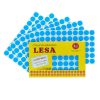 ETIQUETA ADHESIVA LESA NUMERO 9 FLUORESCENTE 5 PAQUETES CON 12 HOJAS