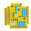 ETIQUETA ADHESIVA LESA NUMERO 9 FLUORESCENTE 5 PAQUETES CON 12 HOJAS