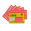 ETIQUETA ADHESIVA LESA NUMERO 9 FLUORESCENTE 5 PAQUETES CON 12 HOJAS