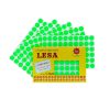ETIQUETA ADHESIVA LESA NUMERO 9 FLUORESCENTE 5 PAQUETES CON 12 HOJAS