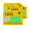 ETIQUETA ADHESIVA LESA NUMERO 9 FLUORESCENTE 5 PAQUETES CON 12 HOJAS