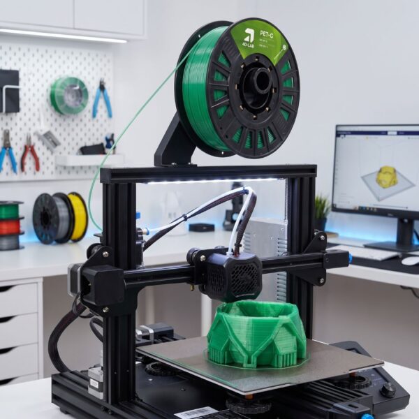 FILAMENTO PARA IMPRESION 3D 4DLAB PETG VERDE BOBINA DE 1 KG