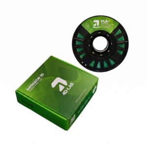FILAMENTO PARA IMPRESION 3D 4DLAB PLA VERDE TRASLUCIDO BOBINA DE 1 KG X1PLA-5T-LAB