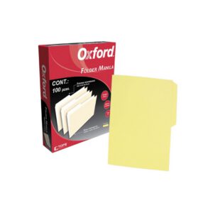 FOLDER OXFORD M750 1/2 YEL AMARILLO CARTA