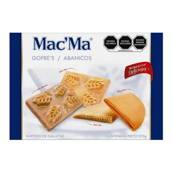 GALLETAS MAC MA SURTIDAS 570 GRAMOS