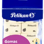 GOMA PELIKAN BLANCA M8 CON 8 PIEZAS