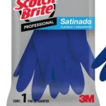 GUANTES DE LATEX SCOTCH BRITE SATINADO MEDIANO