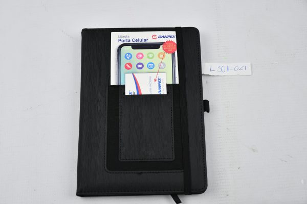 LIBRETA-DE-NOTAS-DANPEX-CON-PORTA-CELULAR-COLOR-NEGRO-RAYA-CON-192-PAGINAS_L301-021_1 LIBRETA DE NOTAS DANPEX PORTACELULAR CEL761 RAYA 96 HOJAS PASTA DURA