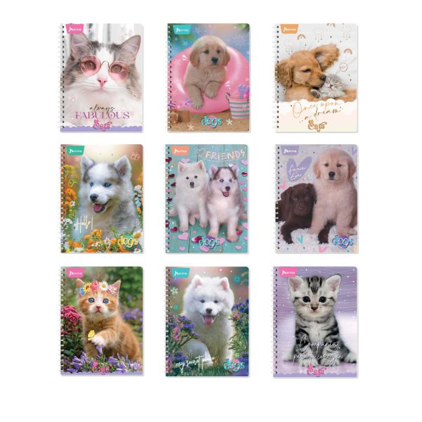 LIBRETA POCKET NORMA DOGS CATS RAYA CON 80 HOJAS 07980023