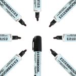 MARCADOR PERMANENTE SHARPIE ESTERBROOK ESTUCHE CON 12 PIEZAS