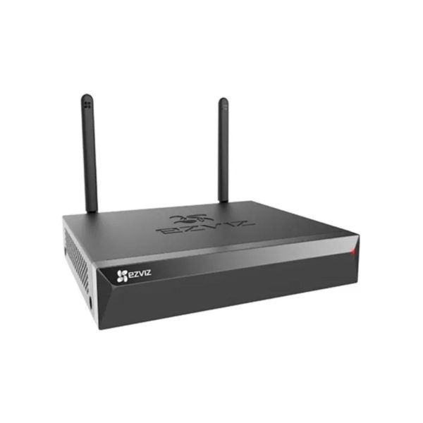 NVR 3K 5 MEGA PIXELES EZVIZ 4 CAMARAS CSX5S 4W NEGRO 2 ANTENAS WIFI ALMACENAMIENTO 8TB