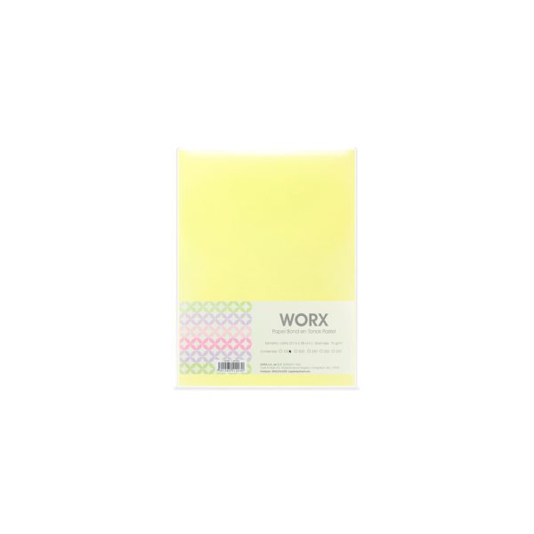 PAPEL CARTA SUPRA BOND COLOR PASTEL BRIGHT PAQUETE CON 100 HOJAS