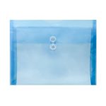 SOBRE DE PLASTICO PORTADOCUMENTOS OXFORD F950A AZUL TRASLUCIDO CARTA HORIZONTAL CON HILO