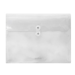 SOBRE DE PLASTICO PORTADOCUMENTOS OXFORD F950B BLANCO TRASLUCIDO CARTA HORIZONTAL CON HILO