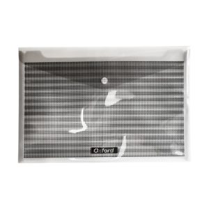 SOBRE DE SEGURIDAD PORTADOCUMENTOS OXFORD F933H HUMO 33.5 X 23.5 CM HORIZONTAL CON BOTON