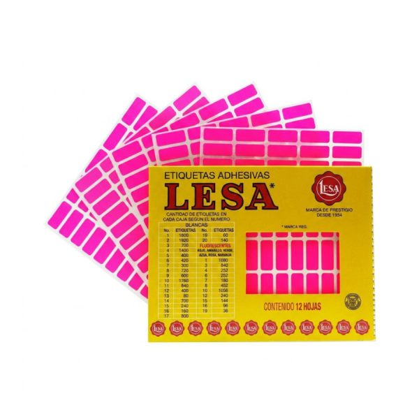 ETIQUETA-ADHESIVA-LESA-NUMERO-4-ROSA-FLUORESCENTE-20-X-8-MM-RECTANGULAR-PAQUETE-CON-5-SOBRES_E130-426_1-1 ETIQUETA ADHESIVA LESA NUMERO 4 FLUORESCENTE 20 X 8 MM RECTANGULAR PAQUETE CON 5 SOBRES