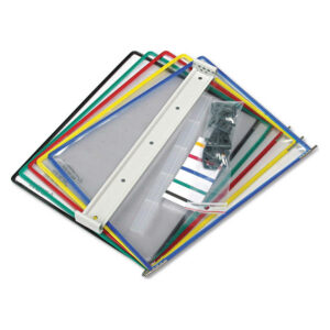 PORTADOCUMENTOS DE PARED 21.6 X 27.9 CM CON 5 PIEZAS CAPACIDAD PARA 10 HOJAS